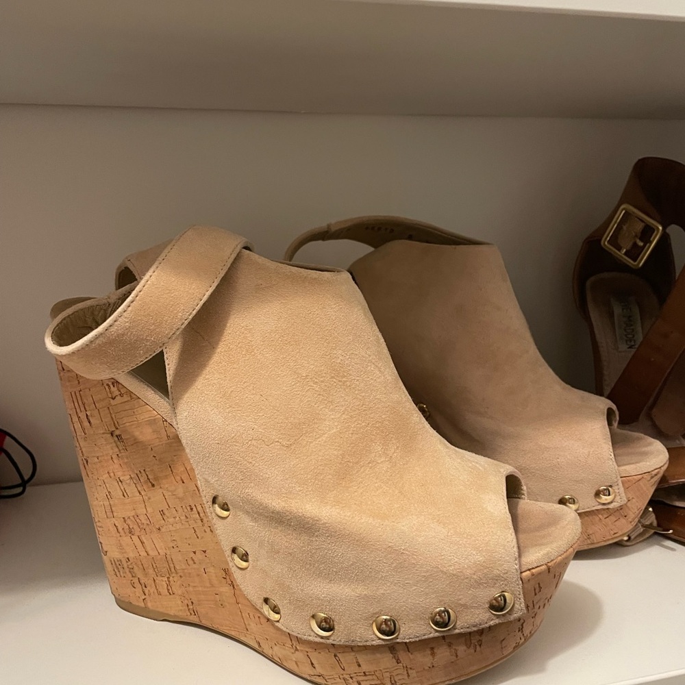 Stuart Weitzman Suede Wedges